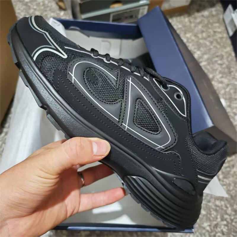 Putian Foreign Trade Cross-Border Letter Shoes B30 Sports Shoes Breathable Large Size Men's and Women's Couple's Dad Shoes Casual Running Shoes