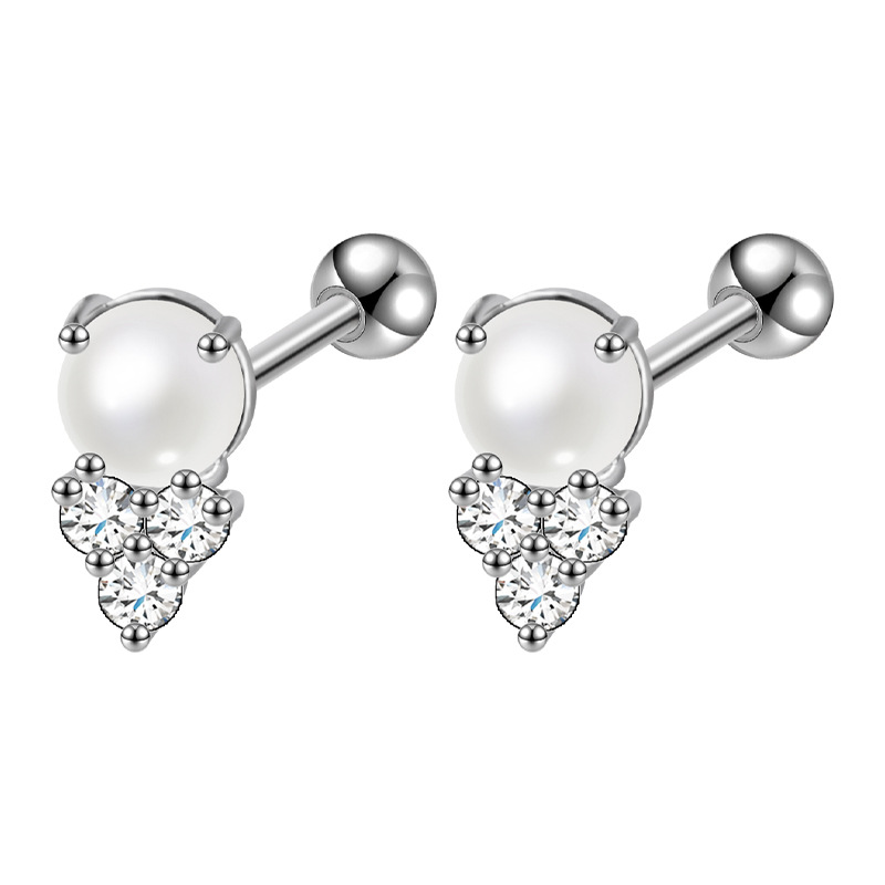 2022 New High-Grade Ear Bone Stud Micro-Set Earrings Ins Internet Celebrity Versatile Exquisite Earrings Wholesale detail image 22