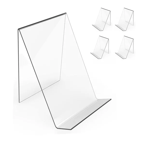 Amazon Transparent Acrylic Book Stand Display Shelf Bookshelf Photo Album Mall Library Desktop Book Holder