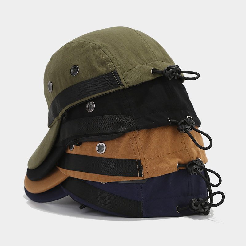 Gorra de béisbol de secado rápido con bordado de letras de montaña, nueva moda 2025, transpirable con correa cortavientos, para mujer y hombre, ideal para ciclismo.