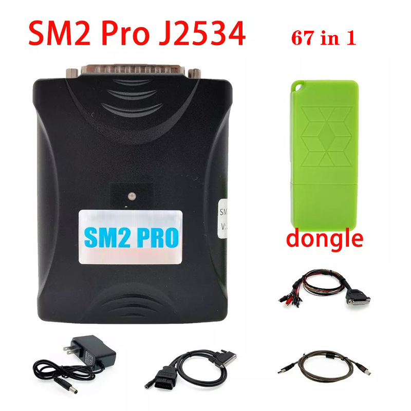 SM2 PRO J2534 VCI PCM ECU Program Dongle 67 IN 1 V1.20 Dongle