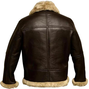 Jin Han 2025 Independent Station wish Amazon Thickened Heavy Craft Men's Fur One Coat Long Sleeve Leather Postage