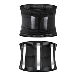 Men's and women's fitness weightlifting squat strength waist belt sports waist steel plate protection lumbar disc herniation belt