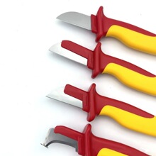 10万伏绝缘电工刀使用电缆剥皮多功能电工扒皮刀