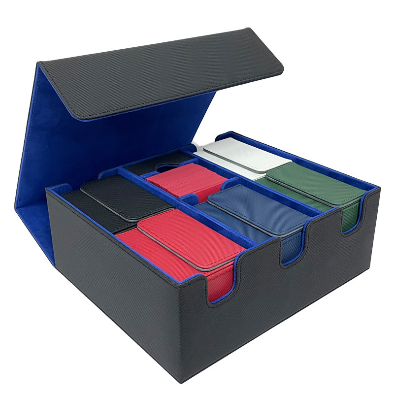 High-End 6-in-1 Multifunctional 1200+ Deluxe Storage Dice Drawer Vertical Horizontal Magic: The Gathering Card Box_voghion.com