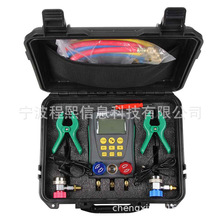 DUOYI数显汽车家用空调冷媒压力表组空调压力检测加氟加液表