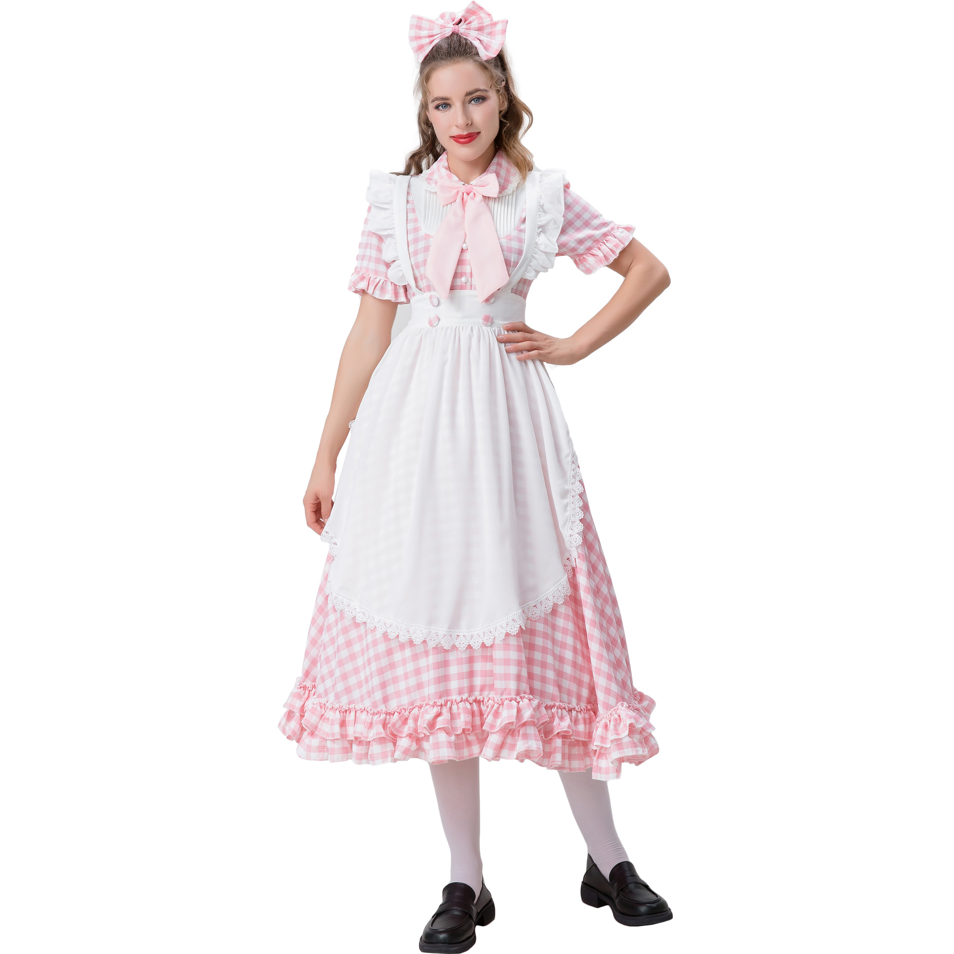 thumbnail image 1 of Disfraces de Halloween 2024 S-XL disfraz de mucama de juego de rol de anime disfraz de mucama disfraz de mucama francesa disfraz de cosplay disfraz de Halloween, 1 of 4