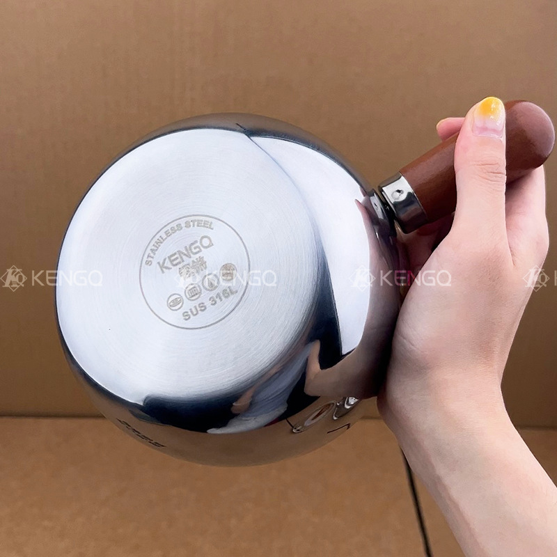 316L acero inoxidable sin recubrimiento suplemento alimenticio para bebés olla de leche pequeña olla de grasa pequeña olla de bocadillos olla de comida para una persona olla de fideos instantáneos