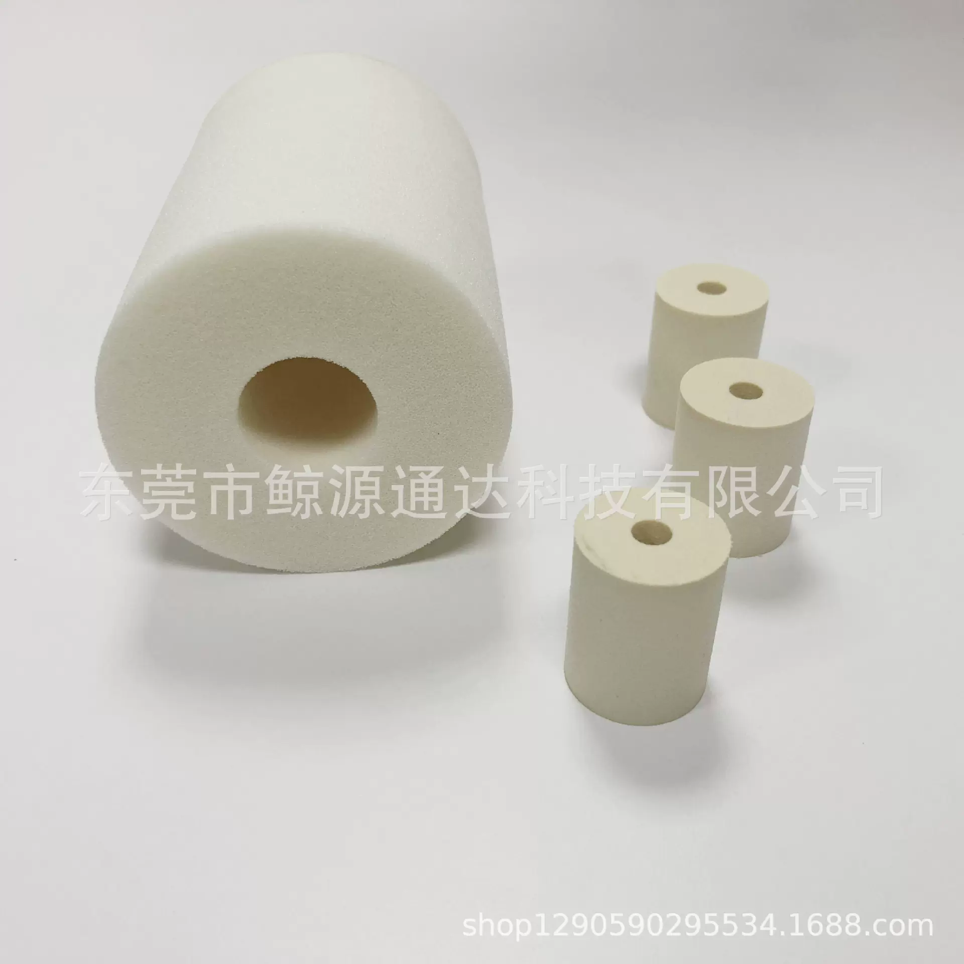 高密度压缩聚酯海绵柱 吸油墨吸水压缩海绵厂批发直销工业白色