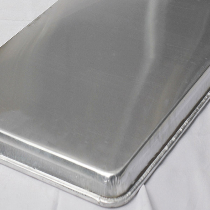 Herramientas para hornear bandeja de hornear de aluminio rectangular 60*40 bandeja de hornear de pastel de aluminio comercial bandeja de hornear horno 0,8 de espesor