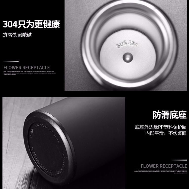 Thermos 304 Stainless Steel Thermos Cup Gift Custom Water Cup Simple Portable Business Tea Event Gift Cup