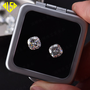 Moissanite pillow-shaped fertilizer square d color special-shaped multi-size VVS1 clarity in stock ultra-white mosan bare stone wholesale