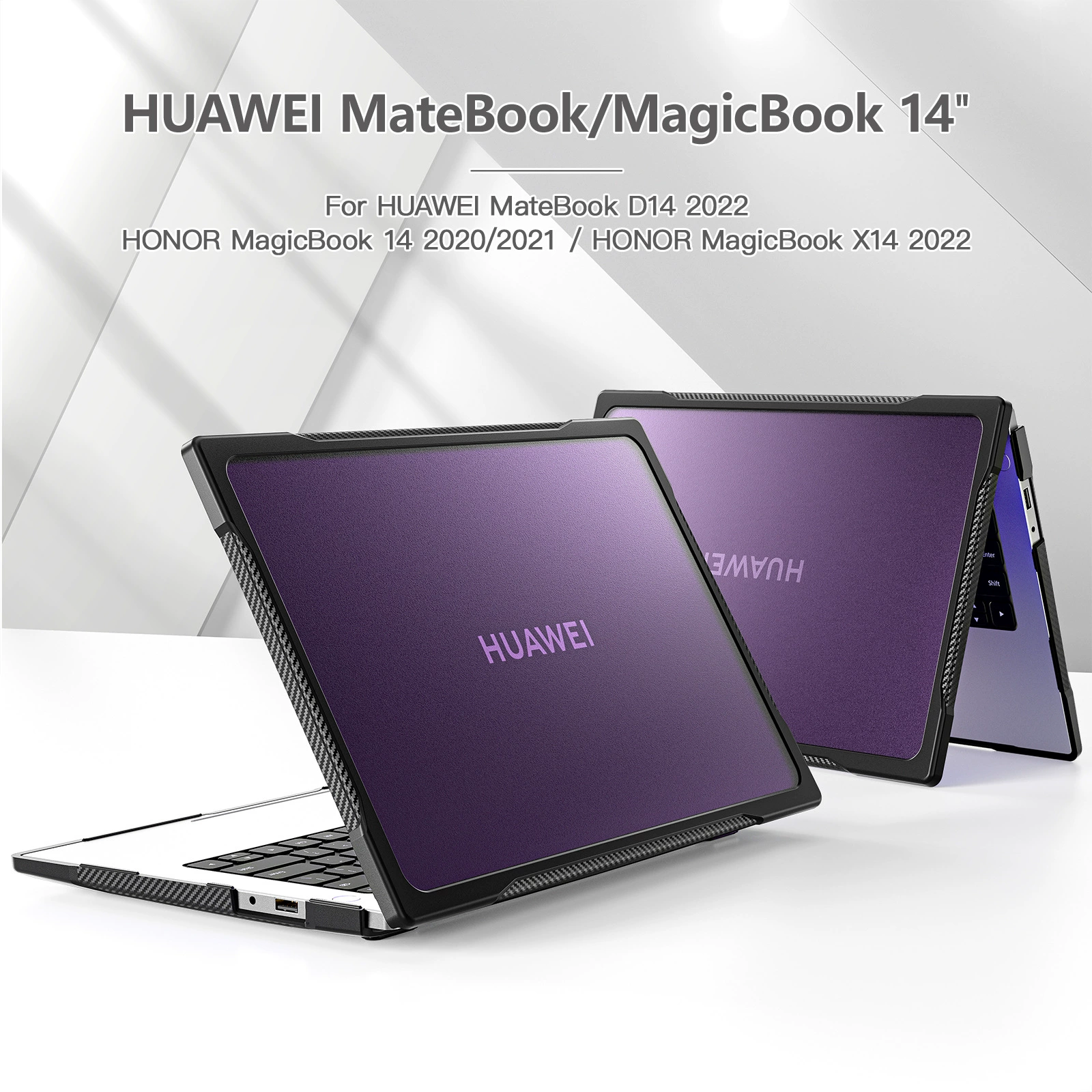 Ноутбучный чехол из матового защитного корпуса совместимый с Huawei, Honor, для ноутбука, MagicBook, X14