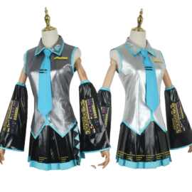 北水cos服虚拟偶像二次元动漫角色扮演服全套漆皮制服cosplay服装
