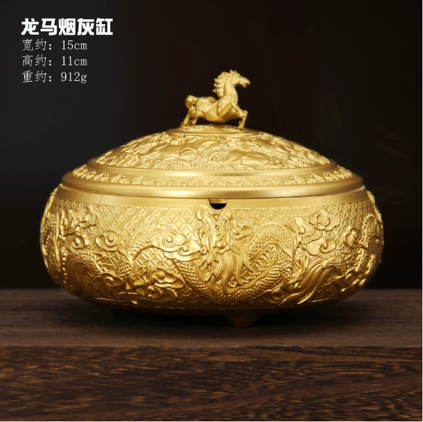 Longma ashtray placer gold (high-end)