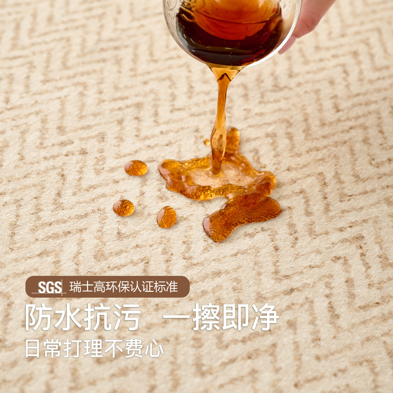 地毯客厅2025新款中古风卧室轻奢高级感沙发易打理防水防污地垫|undefined
