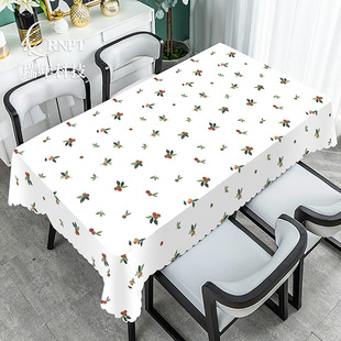 [Factory direct] new small fresh home dining table cloth living room coffee table tablecloth PVC waterproof oil-proof tablecloth