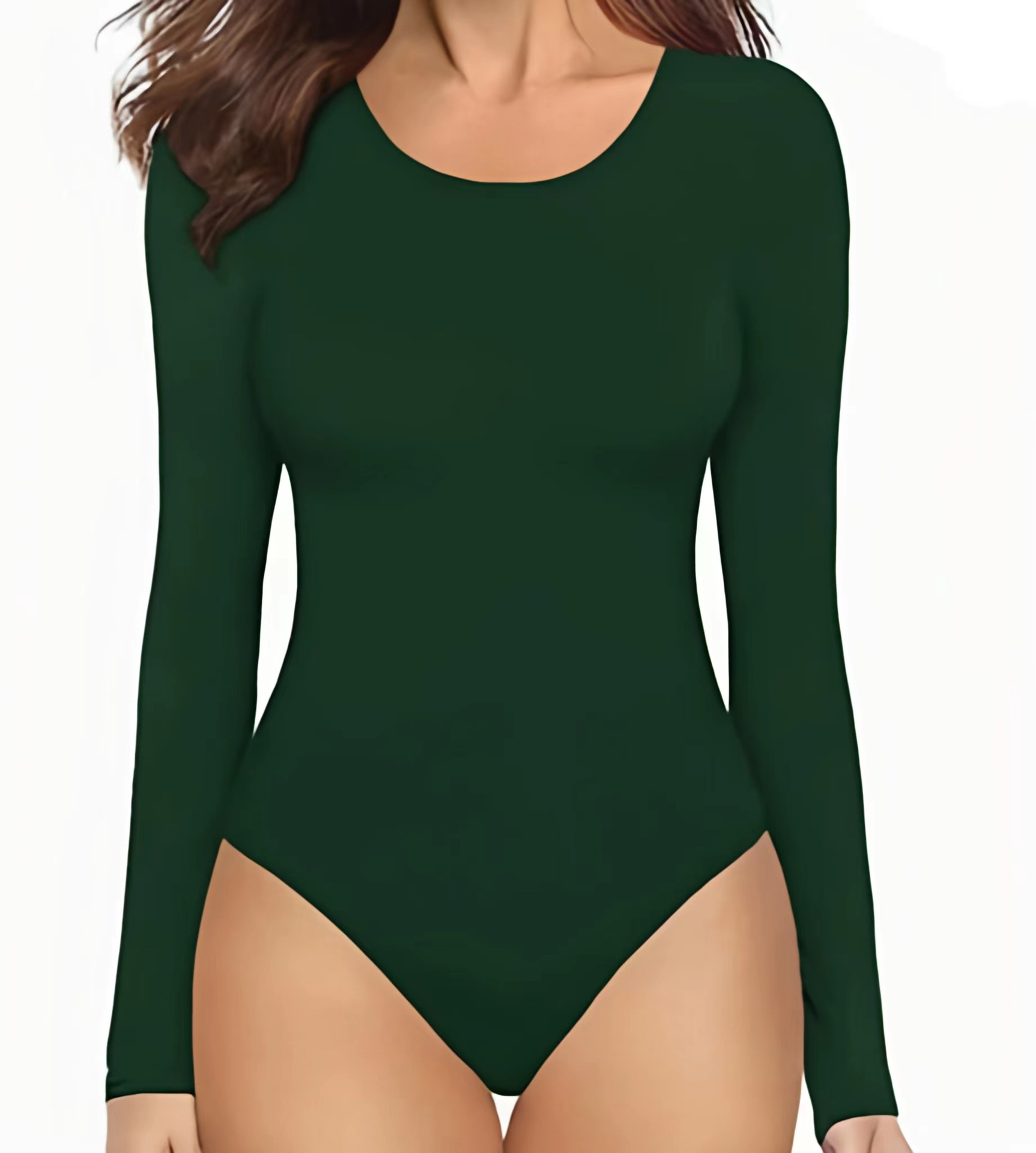 318g Weight Long Sleeve Sleeve Length Shorts Pants Length Acetate Fiber Fabric Type Mid Waist Waist Line Rompers Pants Type Stretchy Elasticity Bodysuits Tops Type Holiday, Daily Occasion Skinny Fit Type Solid Color Pattern Summer, Spring Season Women's Gender Streetwear Style Wholesale Women's Streetwear Solid Color Long Sleeve Bodysuits 1