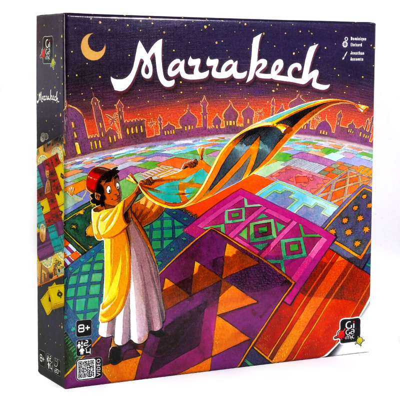Chengjin Card Carpet Merchant Board Game Card English Version Marrakech Land Grabbing Desktop Parent-Child Card