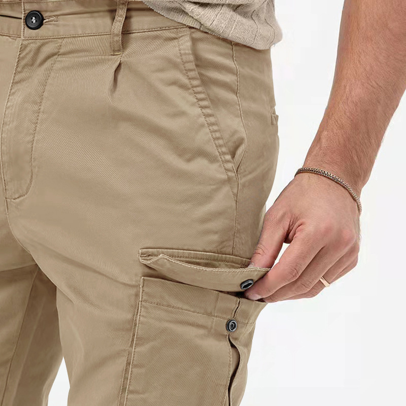 2023 Otoño Primavera y Otoño nuevos monos diarios de los hombres de los deportes ocasionales de los hombres de moda del todo-fósforo tobillo-atado Pantalones