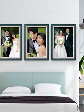 結婚照相框36寸制作洗照片大尺寸床頭婚紗照打印照片放大掛牆