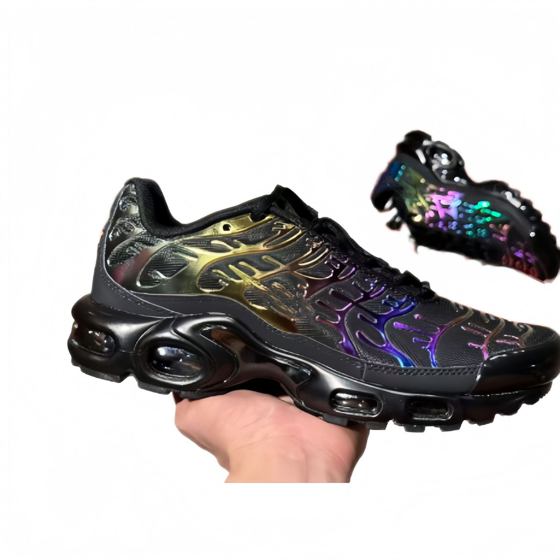 Nuevos zapatos de colchón de aire de alta frecuencia Air Max TN transfronterizos zapatos deportivos de ocio para hombres y mujeres - venta directa de fábrica