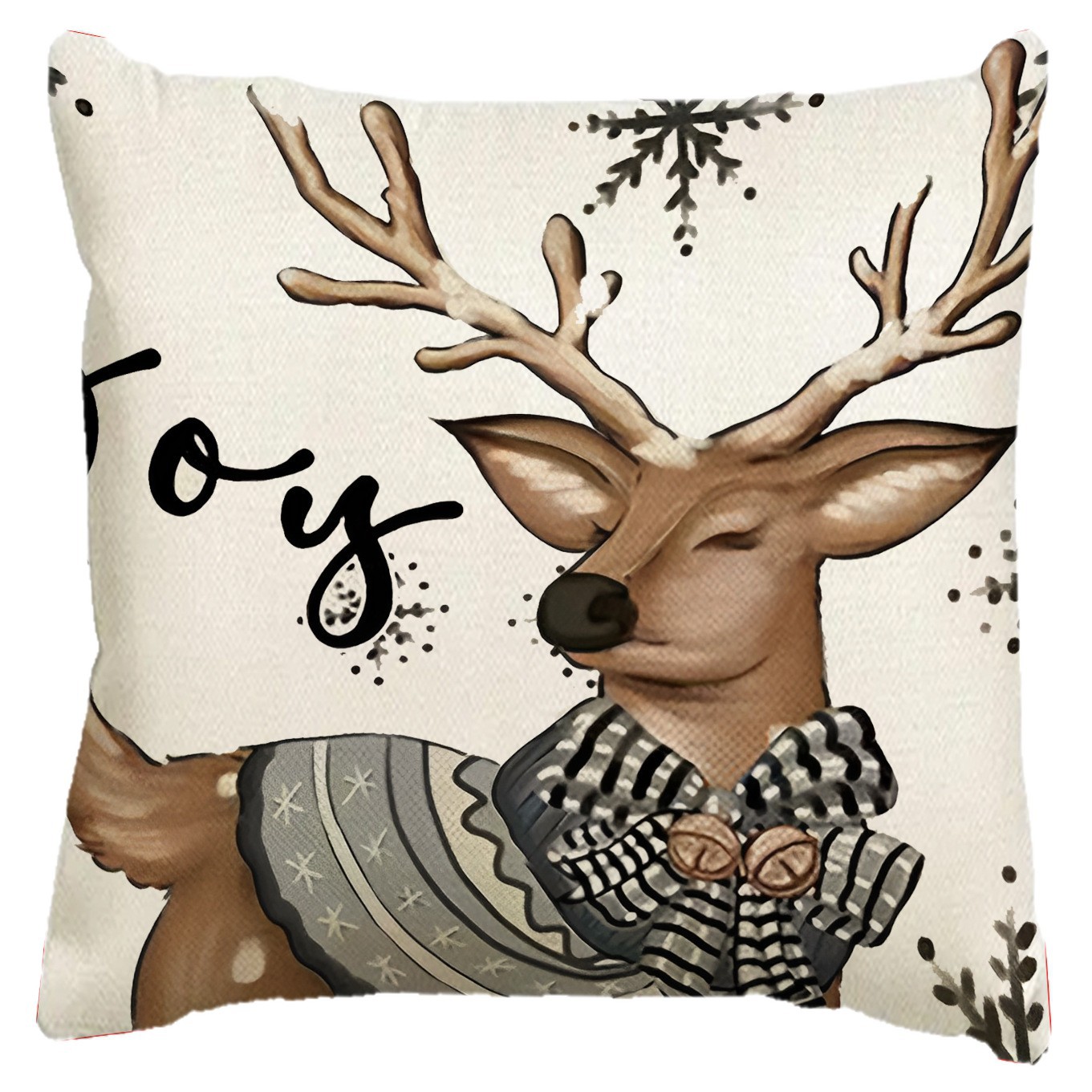 Amazon Navidad almohada cubierta de comercio exterior transfronterizo Santa Claus árbol de Navidad sala de estar decoración sofá cubierta de cojín