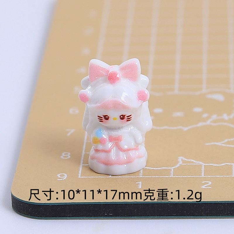 立体多色公主小猫手工diy自制饰品配件奶油胶树脂小配件材料批发|undefined