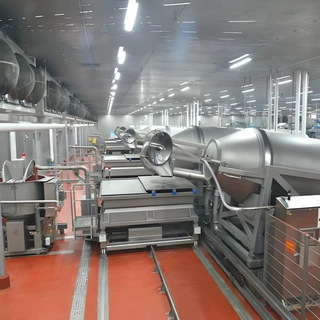 红肠腊肠生产流水线风干肠老火腿设备全自动红肠卧式液压灌肠机