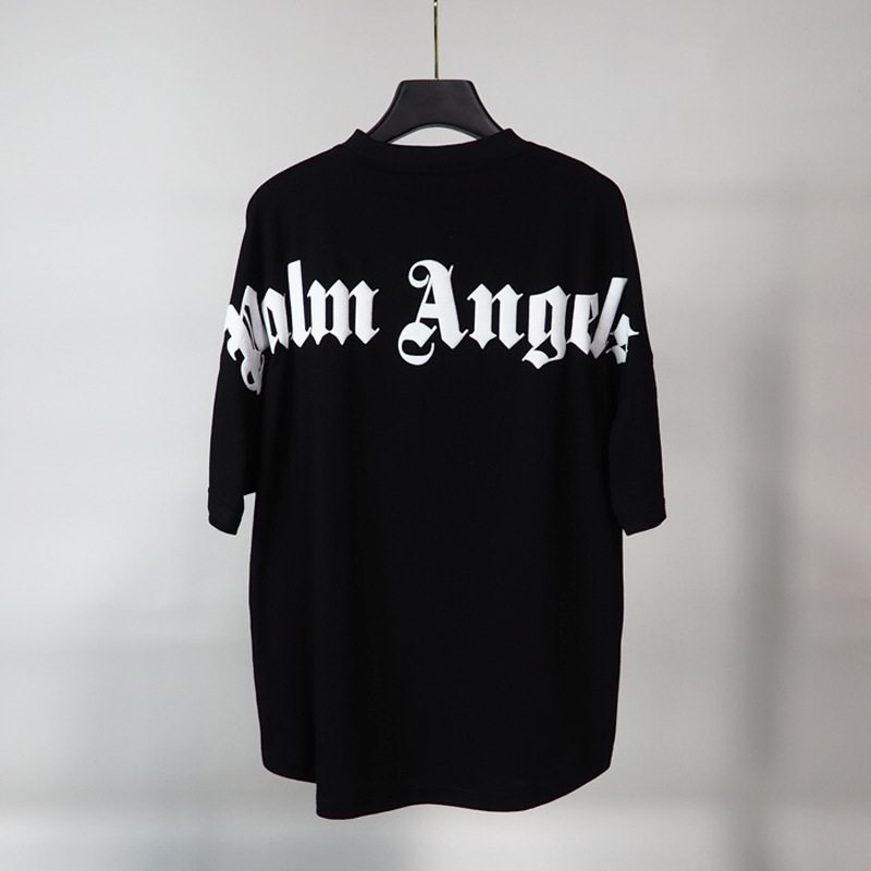 American Street Fashion High-End Brand Palm Letter Foam Short-Sleeve T-Shirt Palm Angel Unisex Casual T-Shirt Cross-Border Wholesale