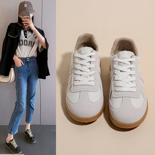Women's and Men's Couple's Shoes 2025 Spring Summer Breathable Ins Trend Running Casual Platform Shoes D02