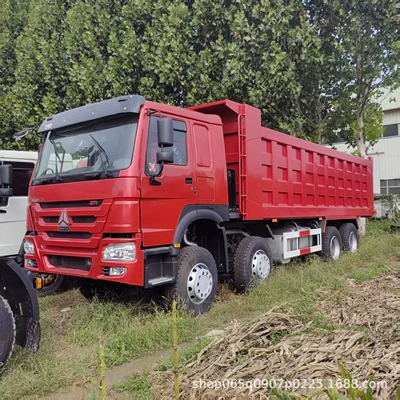 Export Africa Dump Truck Howo 8×4 Dump Truck Rear Dual Drive 12-Wheel Mining Transport Truck