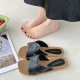 Summer Beach Casual Women's Slippers Cross-border Explosions Outer Wear Fashion Non-slip Slides Fairy Style Slippers Flat Slippers