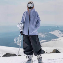 日系复古机能防水工装裤男春秋潮牌宽松直筒阔腿休闲长裤滑雪裤子