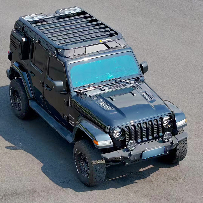 Wrangler Roof Luggage Rack Ladder Side Ledger Off-road Refit Roof Expansion Platform Outdoor Storage Rack Travel Rack