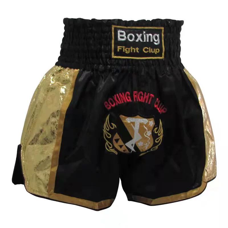 Boxing Training Shorts, Muay Thai Style, Satin Finish, Sizes XXXS(110)–XXXXL(200)