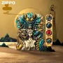 zippo九龙正品个性铜套