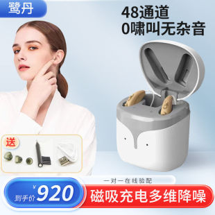 Ludan wireless hearing aid machine for the elderly with moderate to severe hearing loss and inaudible hearing loss for young people with deafness and back of the ear