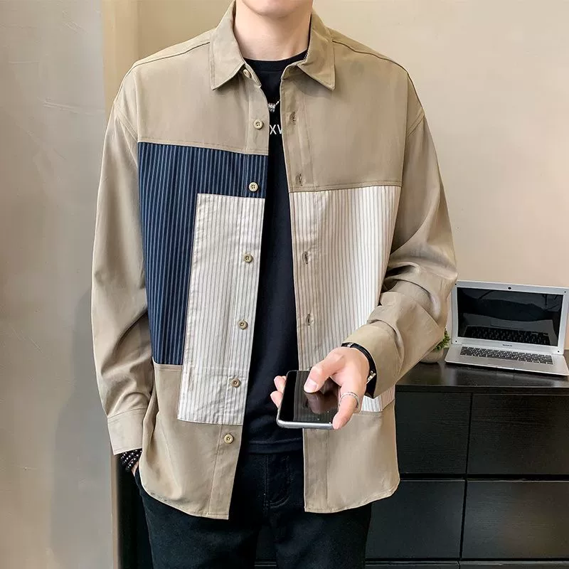 Silk shirt, autumn spring summer jacket for leisure