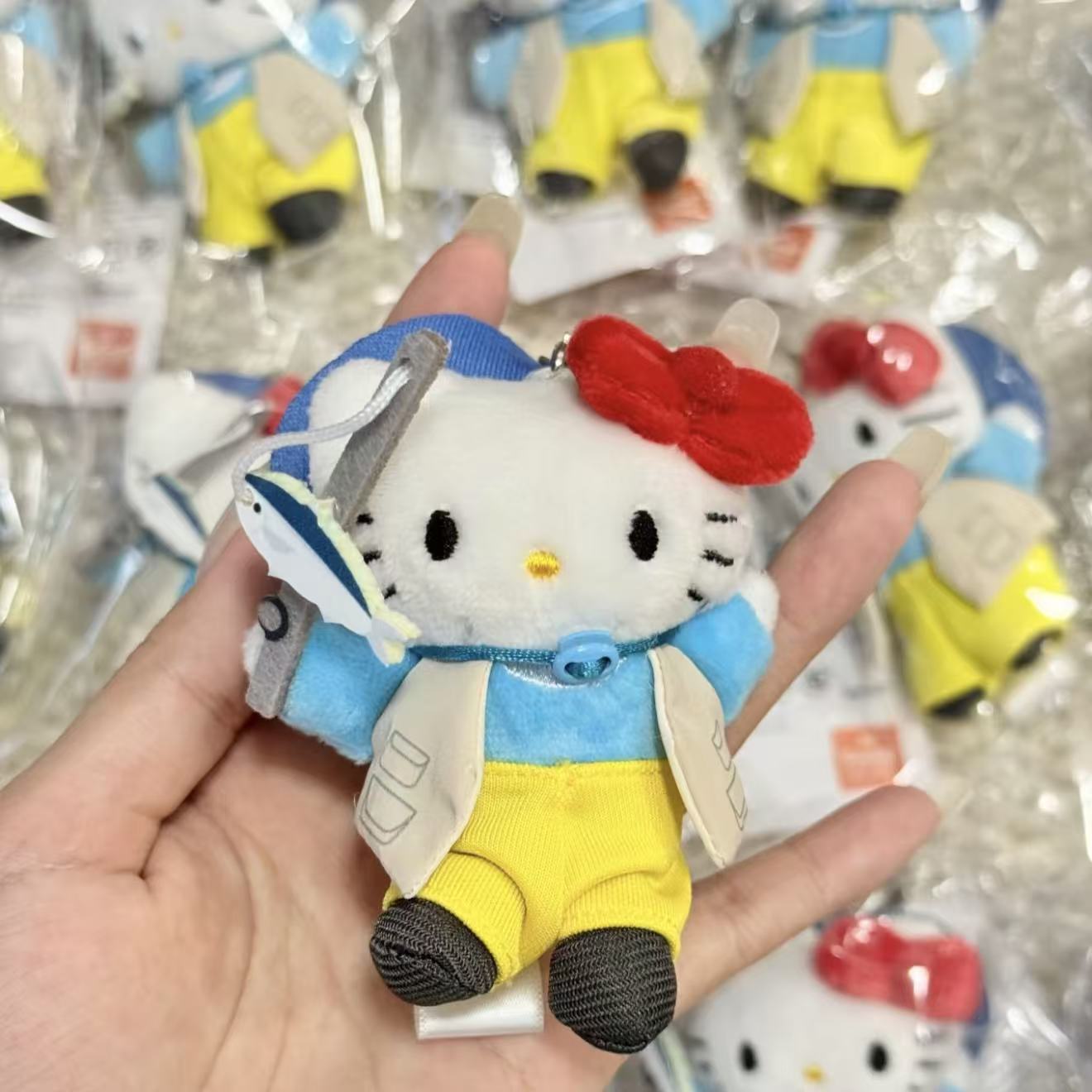 Fishing Towel Duck Hellokitty Bag Pendant Small Nose Plush Girl School Bag Pendant Cute Doll