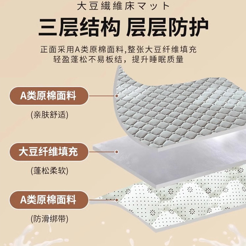 床垫软垫家用薄款褥子租房垫被宿舍防滑床护垫床单人床盖炕单铺底|undefined
