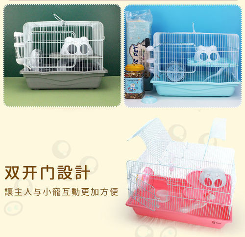 Dayang cat head hamster cage plus large running wheel hamster cage bear cub cage rat nest hamster house large cage double layer cage