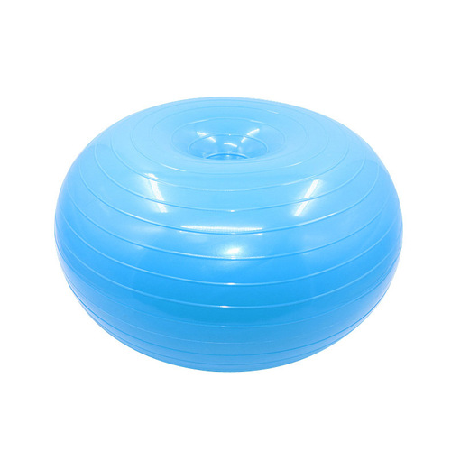 Thickened Apple Donut Yoga Ball Stable Slimming Weight Loss Balance Training Ball PVC Explosion-proof Inflatable Fitness Ball 