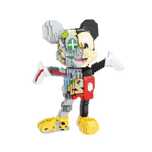 [Wholesale agency] New product: high-micro particle mechanical odd building blocks assembled toys diy ornaments creative series