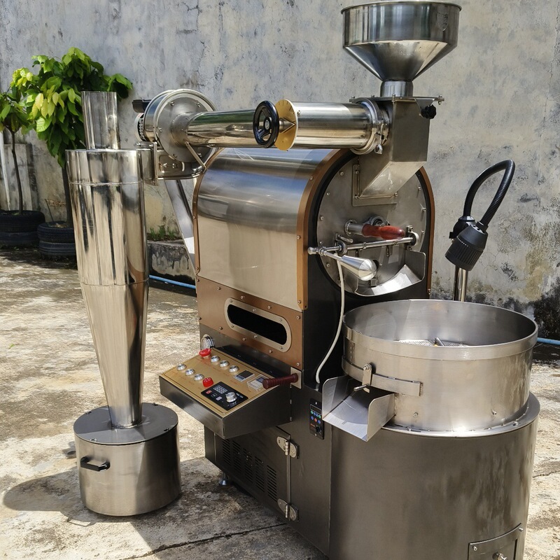 [Factory Direct Camp] Guangdong Dingfeng Coffee Roasting Machine Small Coffee Roasting Equipment 3kg/Batch Gas Type
