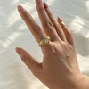 Ring stainless steel, jewelry, accessory, 750 sample gold, wholesale