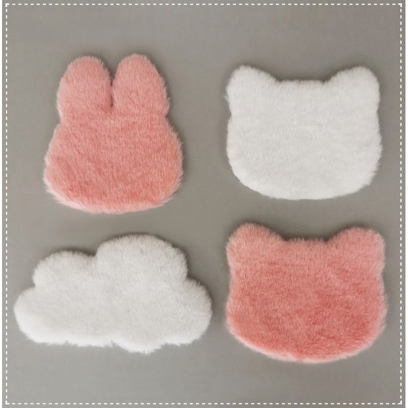 Wú Pǐnpái/Wú Zhùcè Shāngbiāo Mat, Floor Mat, Tatami Mat for Living Room (Wool pad) - white-rabbit-1113cm