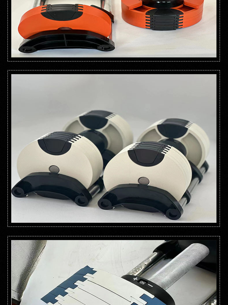 Adjustable Dumbbells for Men Fitness Home Dumbbell Set Sturdy Incremental Adjustable Weight Dumbbell Combination