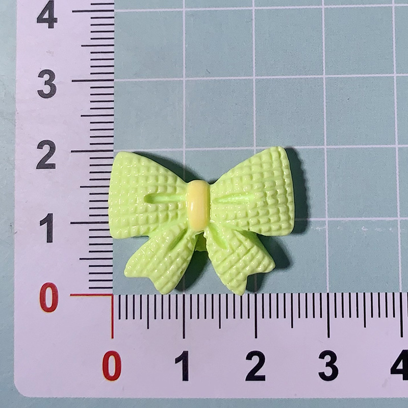 Nuevo macarón arco de color DIY accesorios de resina crema pegamento para el cabello adornamiento para el cabello agujero agujero zapatos sujetador material de taza