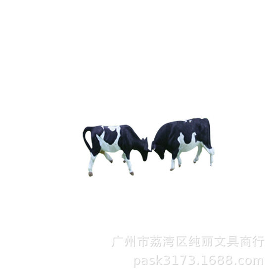 Sand table model animal simulation model milk cow color cow DIY handmade scene micro landscape creation material